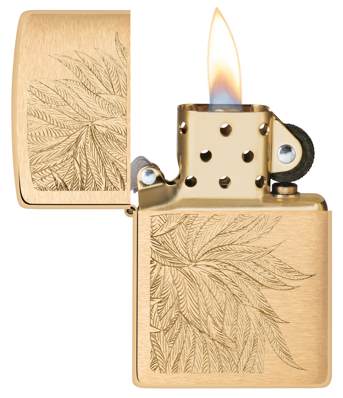 Zippo :46826 Lush Leaves Design - Image 2