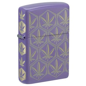 Zippo :46855 Honeycomb Cannabis Design