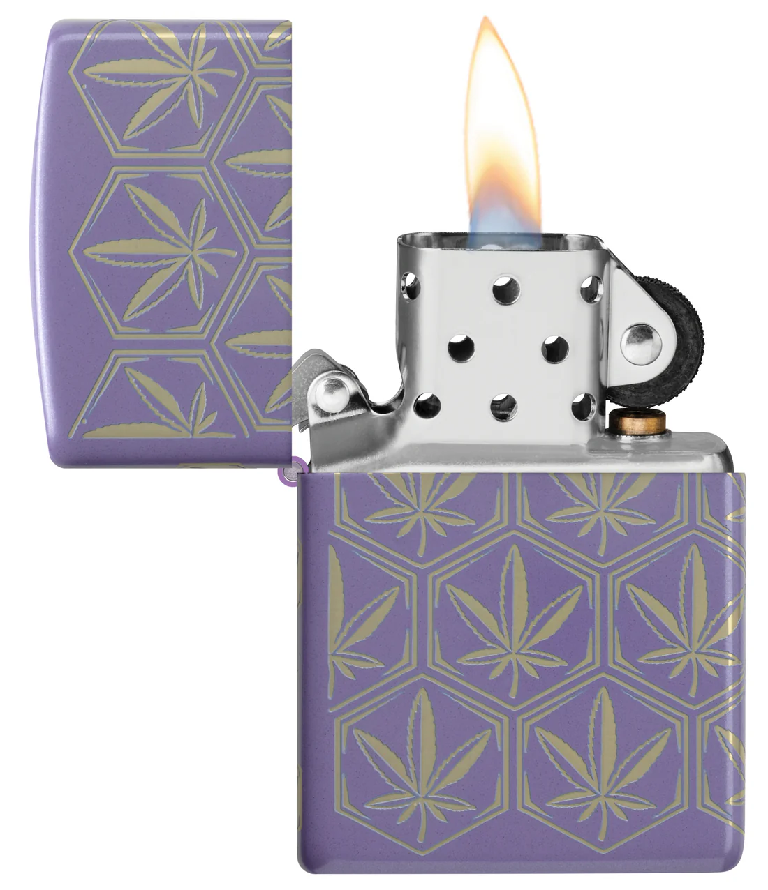 Zippo :46855 Honeycomb Cannabis Design - Image 5