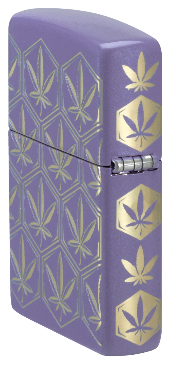 Zippo :46855 Honeycomb Cannabis Design - Image 2
